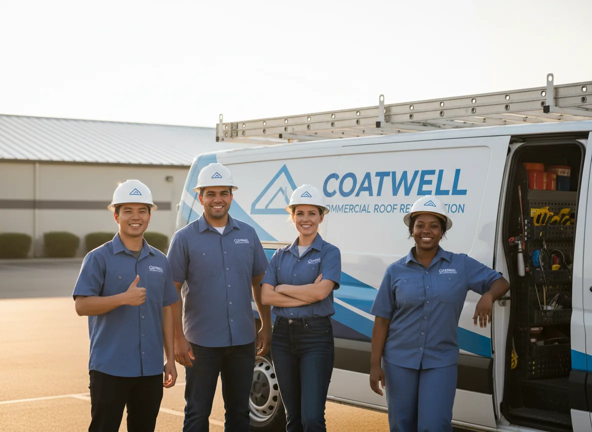 Commercial roof coating company in Port Jefferson, OH